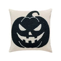 Axyaa Pumpkin Embroidered Halloween Cushion Cover 45x45cm
