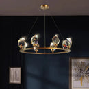 Axyaa Nordic Dining Room Pendant Light Chandelier for Indoor Lighting