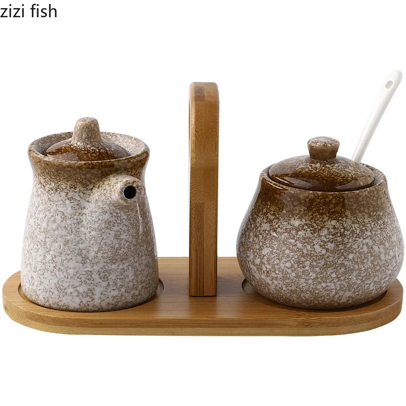 Axya Retro Spice Jar Set for Kitchen Seasoning Organization