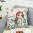 Axyaa Decorative Pillowcases for Sofa and Car, Fall-Inspired Design