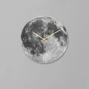 Axyaa Luminous Moon LED Wall Clock Planet Design for Home Decor