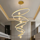 Axyaa Crystal Chandelier - Luxury Living Room Lighting - Bedroom Pendant Lamp