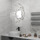 Axyaa Stainless Steel LED Water Drop Wall Lamp