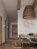 Axyaa Handmade Rattan Seaside Pendant Lamp - Wabi Sabi Living