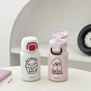 Axyaa Kawaii Dog Stainless Steel Thermal Cup for Tea Coffee - 500ml