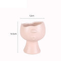 Axyaa Pout Face Ceramic Vase | Room Aesthetic Decor & Flowers Arrangement