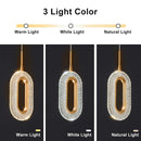 Axya Crystal LED Pendant Lamps for Modern Indoor Home Lighting