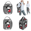 Axyaa Mickey Mouse Insulated Lunch Bag - Cute & Portable Thermal Cooler Box