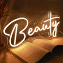 Axyaa LED Flex Neon Beauty Salon Sign - USB Power - Wall Decor & Lighting