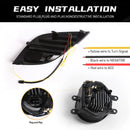 Axyaa LED Fog Lamps Toyota Camry SE XSE 2018-2020: DRL, Daytime Running Lights, Turn Signal