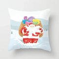 Axyaa Christmas Santa Claus Pillow Set - Festive Home Decor & Gift Option