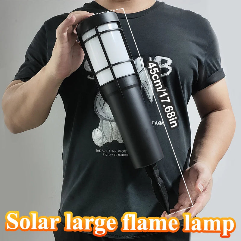 Axyaa Solar Flame RGB Pathway Lights for Outdoor Landscape Decor