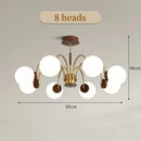 Axyaa French Medieval Walnut Chandelier for Home, Restaurant & Bedroom