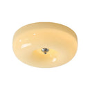 Axyaa Franch Cream Glass Ceiling Lamp Downlight for Living Room and Bedroom