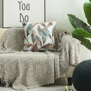 Nordic Leaf Striped Cushion Cover for Axyaa - Set of 3