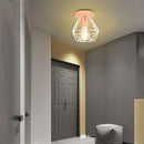 Axyaa Modern Iron Wood Ceiling Light for Living Room, Bedroom, Kitchen Lighting