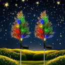 Axyaa Solar Flower Lights: Decorative Outdoor Garden Decor, Waterproof Pathway Lighting