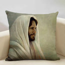 Jesus Decor Pillow Cover 45x45cm Home Sofa Art Decor Gift Axyaa