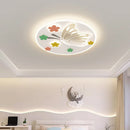 Axyaa Cloud Airplane Chandelier: Modern LED Children's Bedroom Ceiling Lights