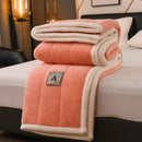 Axyaa Flannel Coral Fleece Blanket - Multi-Functional & Thickened Comforter