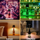Axyaa Wireless LED Wine Bottle Lamp - Dimmable Touch Table Lamp
