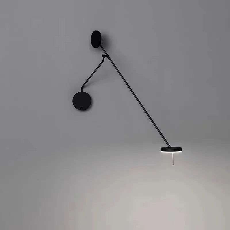 Axyaa Italian Restaurant Black Adjustable Light for Living Room, Study, Office Wall