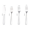 Axyaa Stainless Steel Cutlery Set - Knife, Fork, Spoon for Dining and Picnics