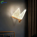Axyaa Butterfly LED Wall Lamp Acrylic Sconces for Bedroom Home Decoration