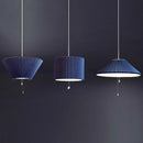 Axyaa Pleated Fabric Umbrella Chandelier LED - Modern Living Room Pendant Lights