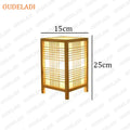 Axyaa Zen Bamboo Table Lamp for Bedroom and Living Room Zen Decor