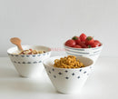 Axyaa Ceramic Tableware Set: Salad, Noodle, Dessert, Breakfast, Rice Bowls for Household