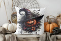 Haunted House & Bat Halloween Decor Pillow Cover for Axyaa - Sofa Bedroom Car Decor