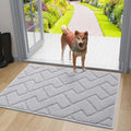 Axyaa Front Entry Indoor Doormat - Washable Non-Slip Absorbent Resist Dirt Mat