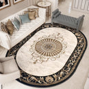 Axyaa Oval Palace Style Luxury Living Room Carpet for High-end Home Decor