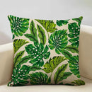 Exotic Green Leaf Pattern Pillow Covers - Axyaa Branded Pattern Cushion Cover