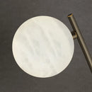 Axyaa Spanish Marble Chandelier Brass Black Finish Dimmable Ceilings Lustre