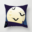 Axyaa Halloween Skull Throw Pillow Cover for Sofa Chair Bed Home Decor