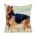 Axyaa German Shepherd Dog Polyester Pillowcase for Home & Office Decorateurs