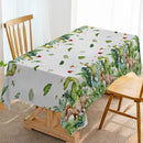 Axyaa Tropical Plant Dinosaur Table Runner for Rustic Dining Decor