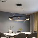 Axya Modern LED Chandelier Lights for Living Dining Bedroom Hall Pendant Lighting