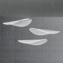 Axyaa Acrylic Leaf Pendant Light - Nordic Minimalist LED Chandelier for Home Decor