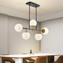 Axyaa Square Tube Magic Bean Glass Spherical Chandelier