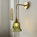 Elegant Vintage Brass Socket Wall Sconce by Axyaa for Bedroom Hotel Dining Room