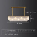 Axyaa Glass Chandelier: Luxury LED Lighting for Living Room