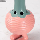 Axyaa Cartoon Ceramic Vase Jewelry Box Ornaments Dried Flower Living Room Arrangement Vase