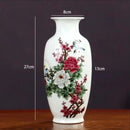 Axyaa Chinese Ceramic Vase Ornaments for Office, Home, Store Decor & Furnishing