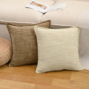Axyaa Simple Chenier Sofa Pillowcase Cojines Solid Color Throw Cushion Cover