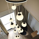Axyaa Modern Stair Chandelier Pendant Lights Indoor Lighting Home Ceiling Lamp