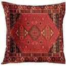 Axyaa Retro Red Ethnic Style Pillowcase for Home Decoration