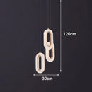 Axyaa Nordic Stair Chandelier, Living Room Dining Pendant Lights, Ceiling Light